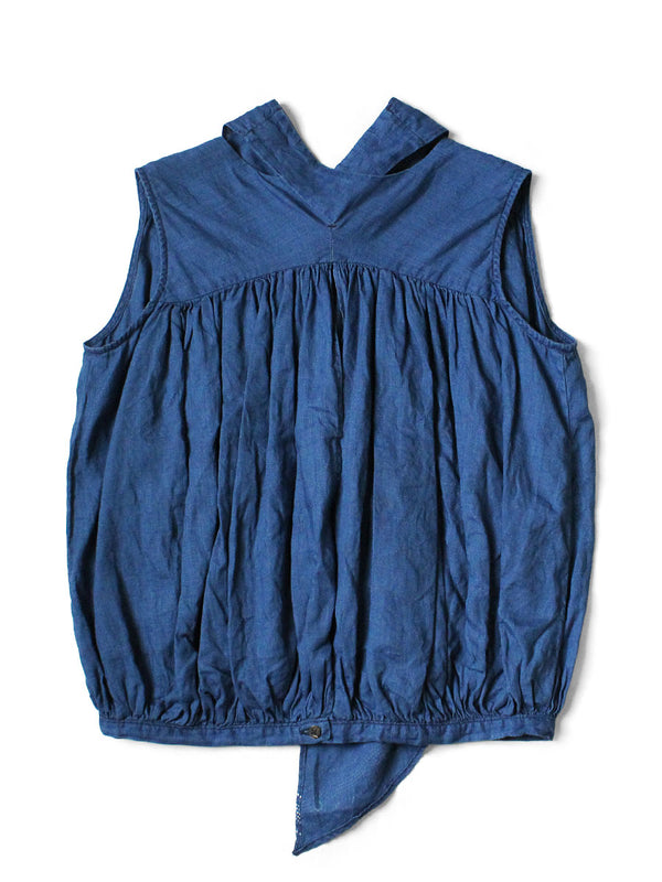 Kapital French Cross Linen 2-Way Choker Cami (Souffle Crest Print) Tee