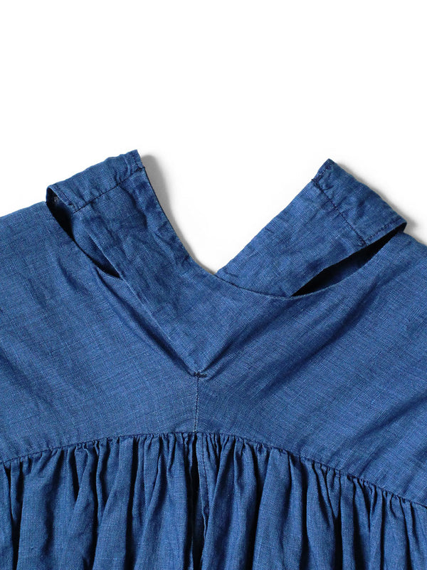 Kapital French Cross Linen 2-Way Choker Cami (Souffle Crest Print) Tee