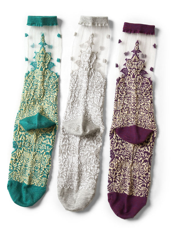 Kapital 144 Flemish Lace See-Through Socks
