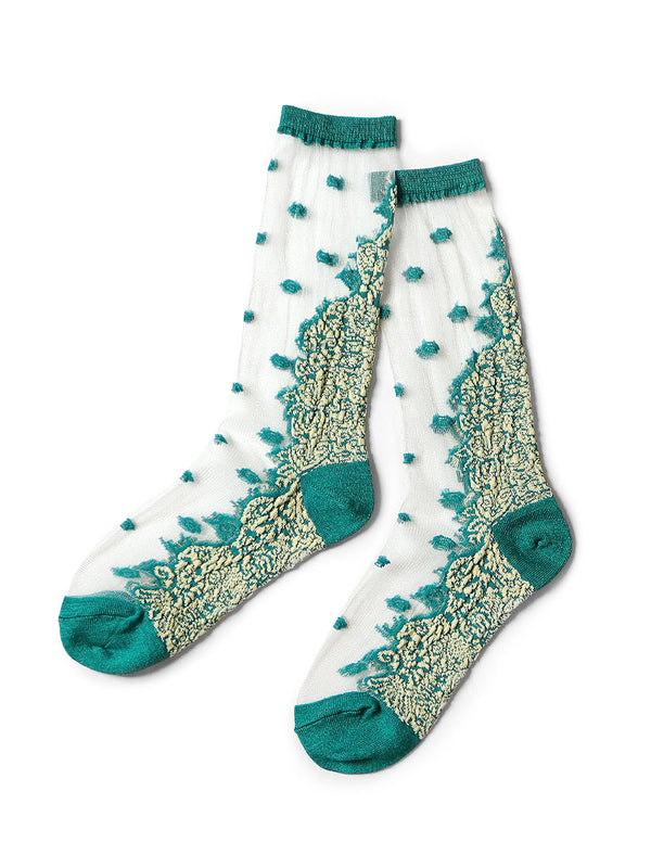 Kapital 144 Flemish Lace See-Through Socks