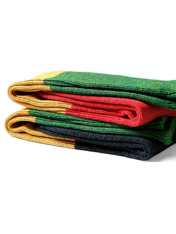 Kapital 96 Rasta Pattern Skater Knee High socks