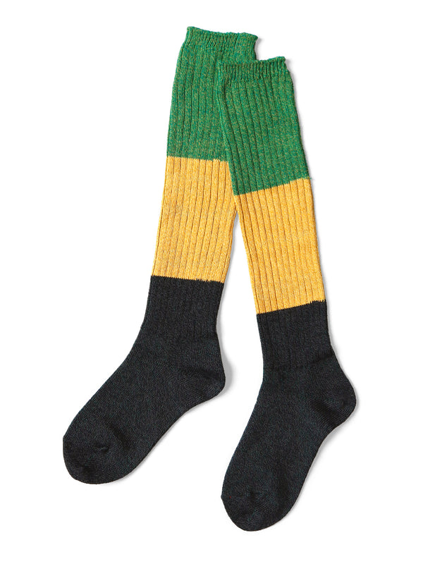 Kapital 96 Rasta Pattern Skater Knee High socks