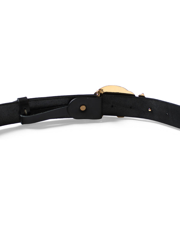 Kapital Leather Trunk Up Elephant Buckle Belt