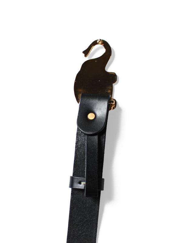 Kapital Leather Trunk Up Elephant Buckle Belt