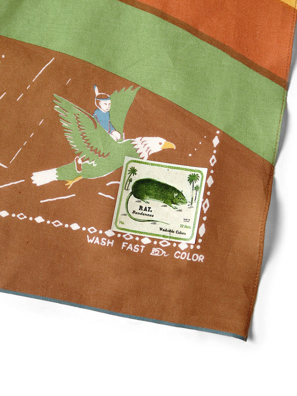 Kapital fastcolor Selvedge Bandana RAINBOW
