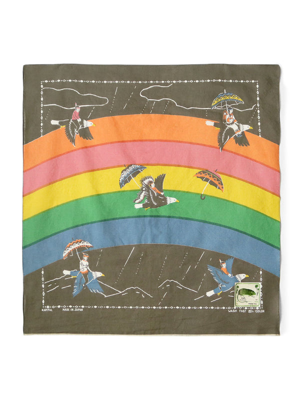 Kapital fastcolor Selvedge Bandana RAINBOW