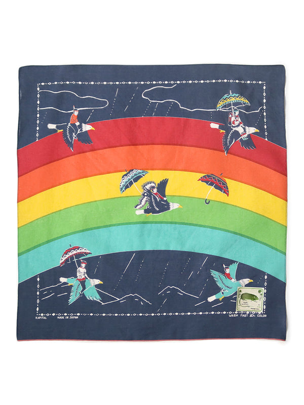 Kapital fastcolor Selvedge Bandana RAINBOW