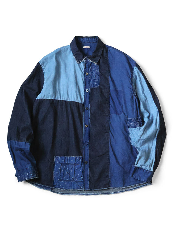 Kapital Cotton x Linen IDG Patch Kathmandu Shirt