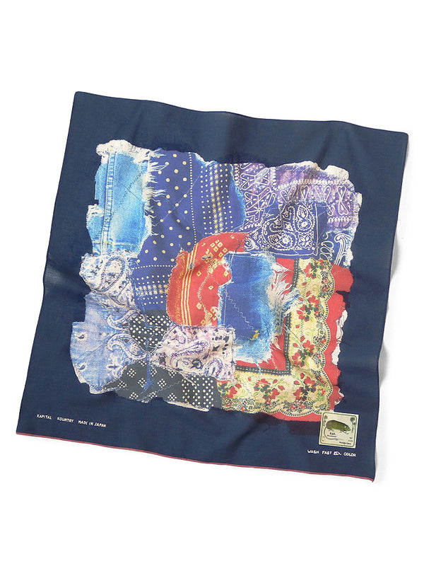 Kapital fastcolor Selvedge Bandana (BANDANNA BORO)