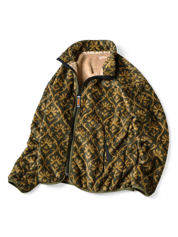 Kapital Yosemite Arabesque Fleece Zip Blouson sweater