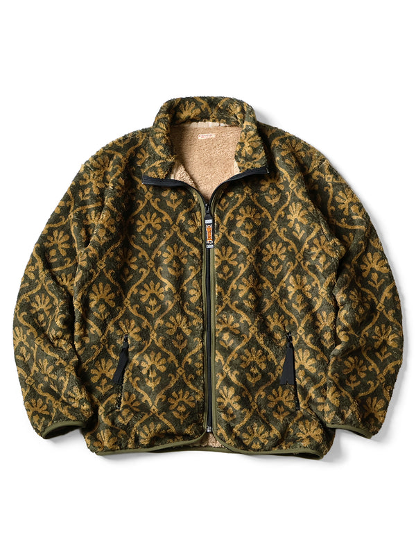 Kapital Yosemite Arabesque Fleece Zip Blouson sweater