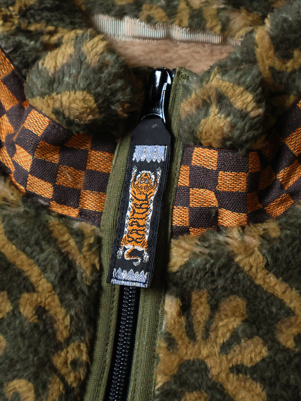 Kapital Yosemite Arabesque Fleece Zip Blouson sweater