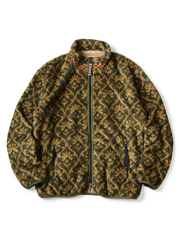 Kapital Yosemite Arabesque Fleece Zip Blouson sweater