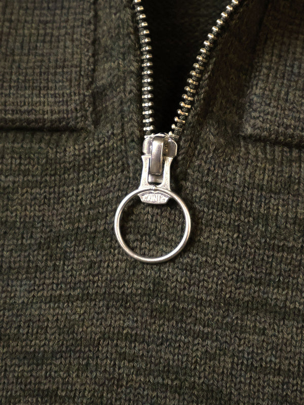 Kapital 8G Cotton Wool Nickel 4-Piece Half Zip Sweater