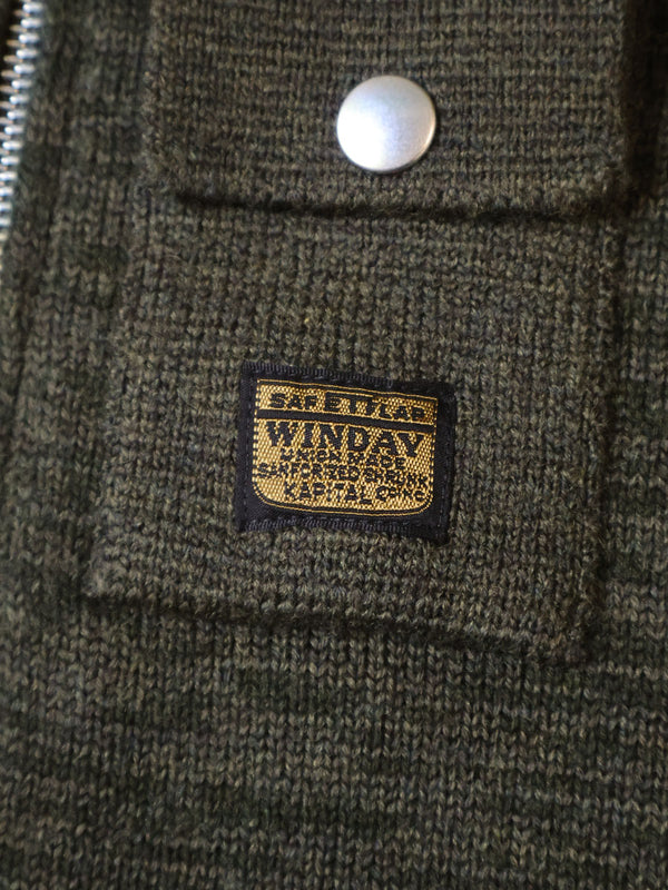 Kapital 8G Cotton Wool Nickel 4-Piece Half Zip Sweater