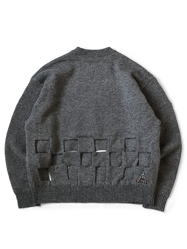 Kapital 7G Wool Windbreaker Big Crew Sweater