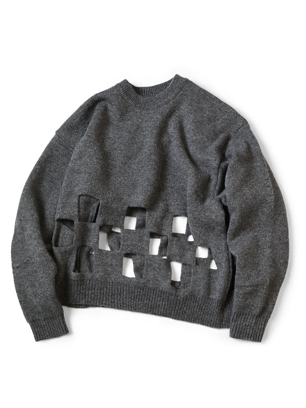 Kapital 7G Wool Windbreaker Big Crew Sweater