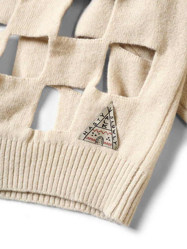 Kapital 7G Wool Windbreaker Big Crew Sweater