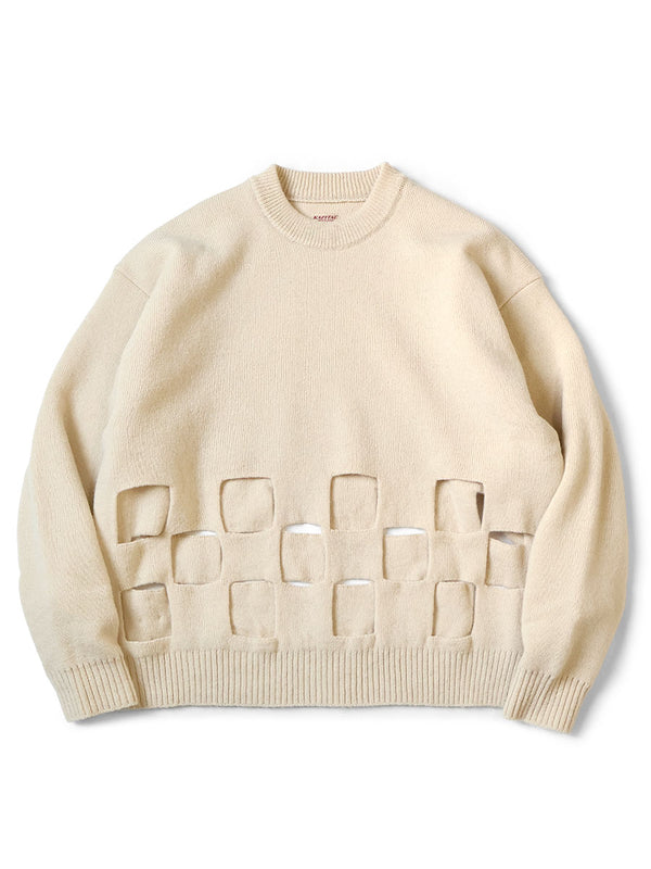 Kapital 7G Wool Windbreaker Big Crew Sweater