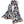 Load image into Gallery viewer, Kapital Felted Wool Indigo-Patterned Happy Scarf
