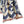 Load image into Gallery viewer, Kapital Felted Wool Indigo-Patterned Happy Scarf
