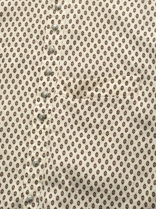 Kapital Linen Chima Pattern Stand Penny Shirt