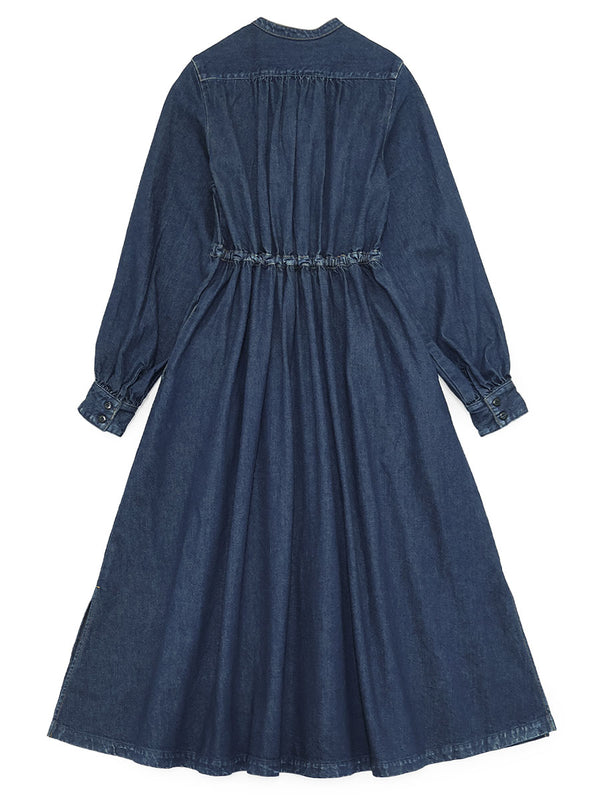 Kapital 11.5oz Denim Butterfly Concho Sundance Dress