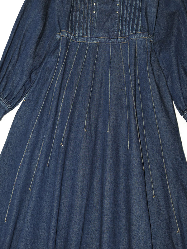Kapital 11.5oz Denim Butterfly Concho Sundance Dress