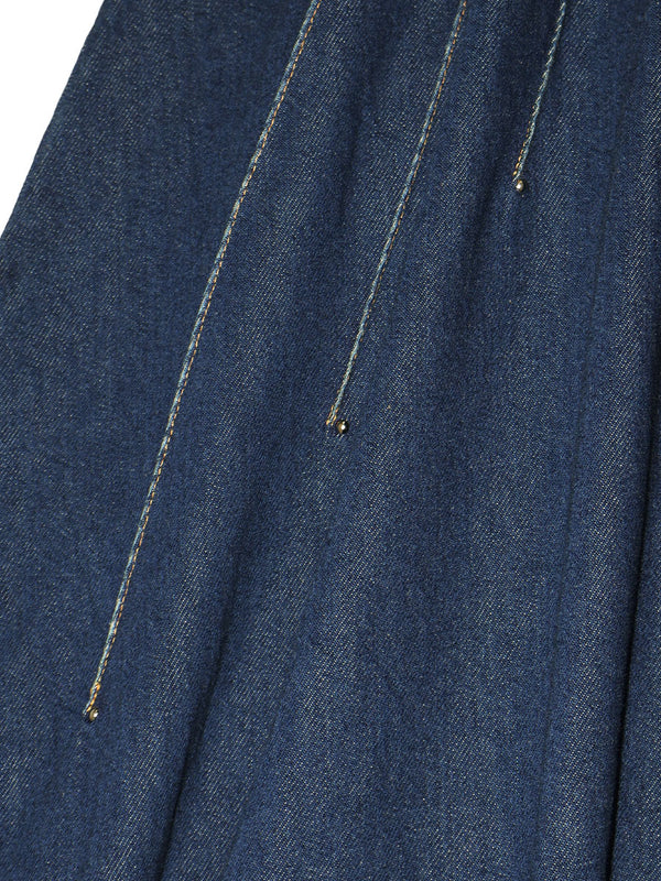 Kapital 11.5oz Denim Butterfly Concho Sundance Dress