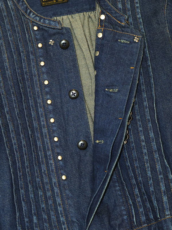 Kapital 11.5oz Denim Butterfly Concho Sundance Dress