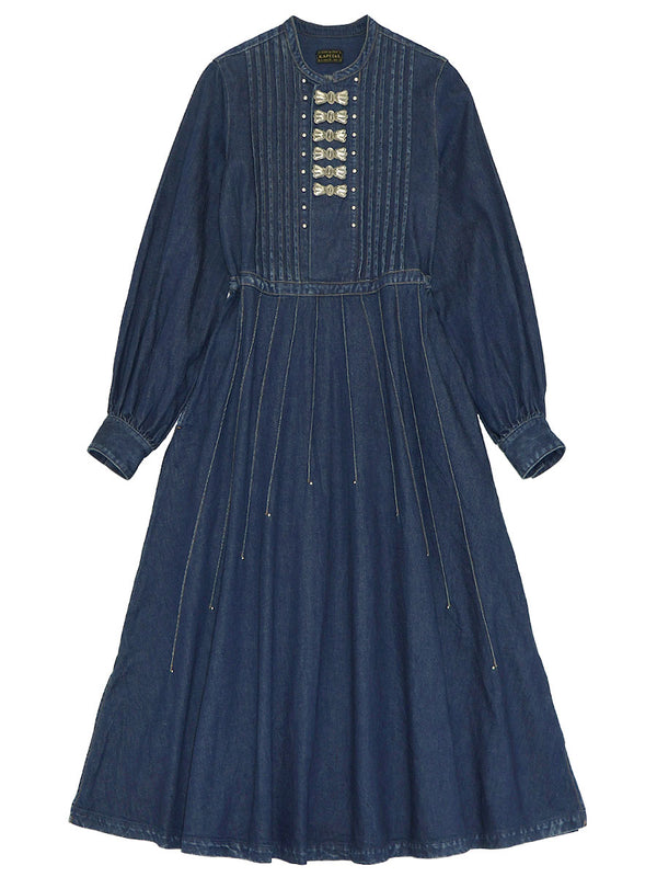 Kapital 11.5oz Denim Butterfly Concho Sundance Dress