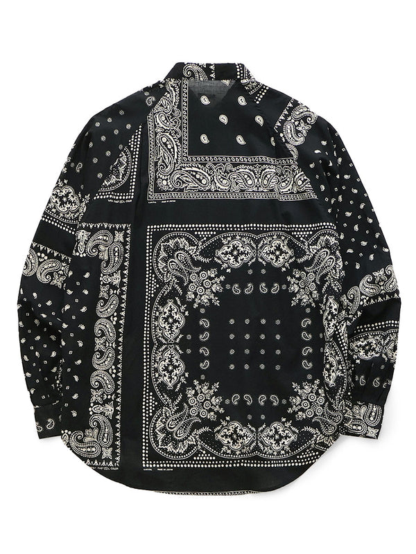 Kapital Gauze Rat Brand Bandana Patchwork Pattern Raglan Shirt