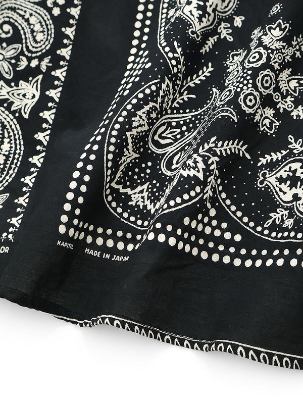 Kapital Gauze Rat Brand Bandana Patchwork Pattern Raglan Shirt