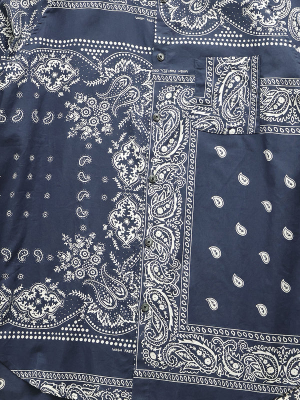 Kapital Gauze Rat Brand Bandana Patchwork Pattern Raglan Shirt