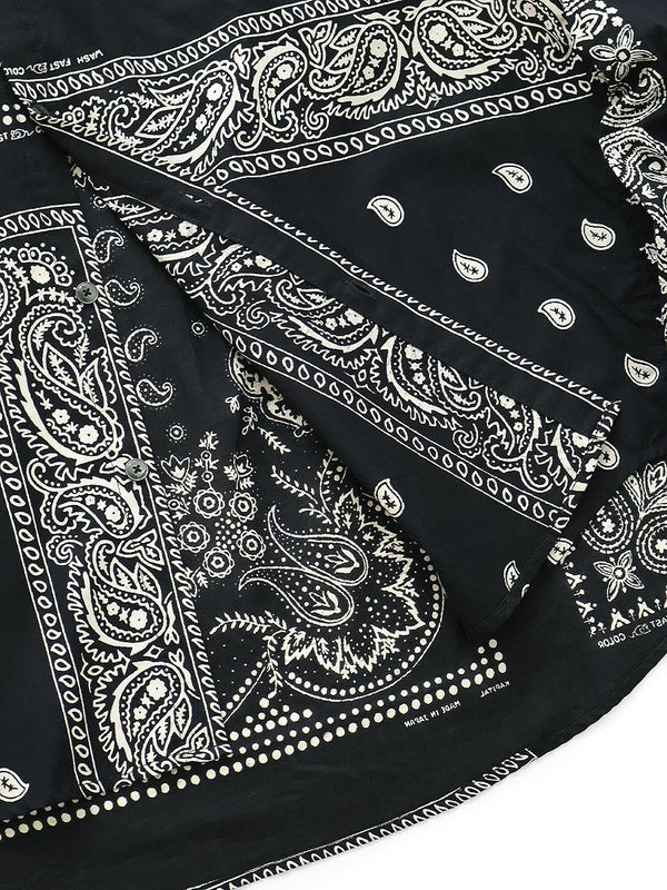 Kapital Gauze Rat Brand Bandana Patchwork Pattern Raglan Shirt