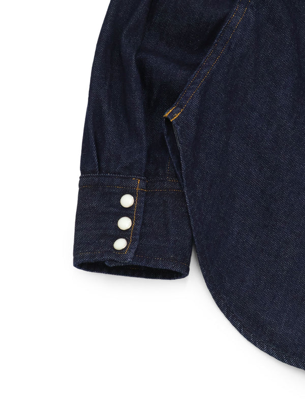 Kapital 8oz Denim Western Shirt (L;s)