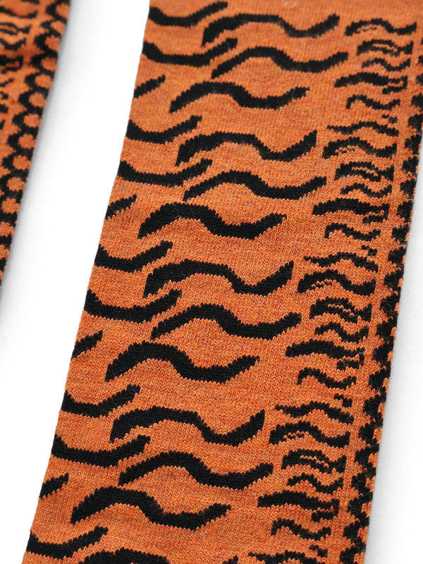 Kapital 156-ply Nepal Tiger Print Skater Knee-High Boots Socks