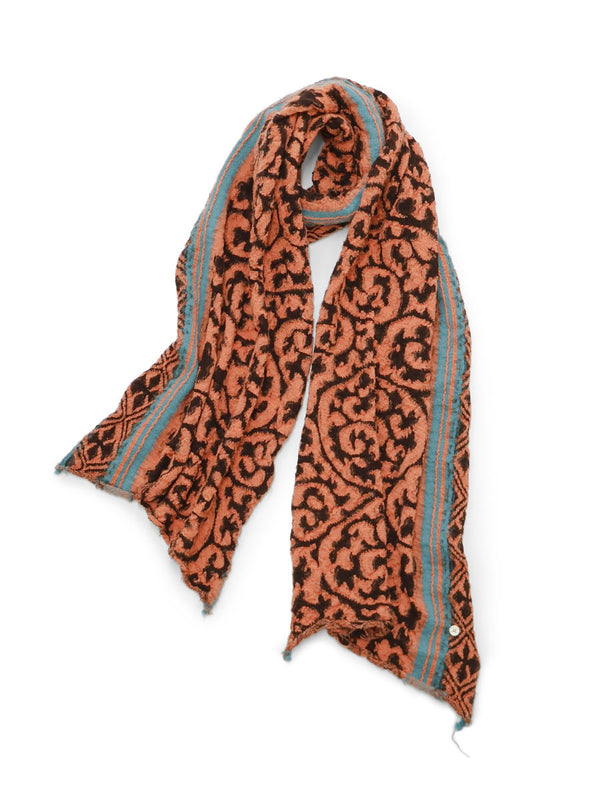 Kapital Felted Wool Octopus Arabesque HAPPY Scarf