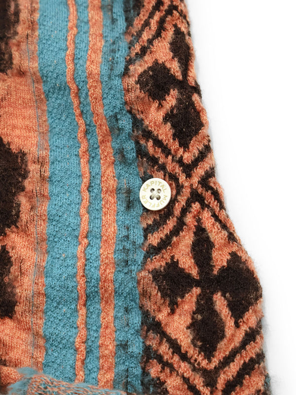 Kapital Felted Wool Octopus Arabesque HAPPY Scarf