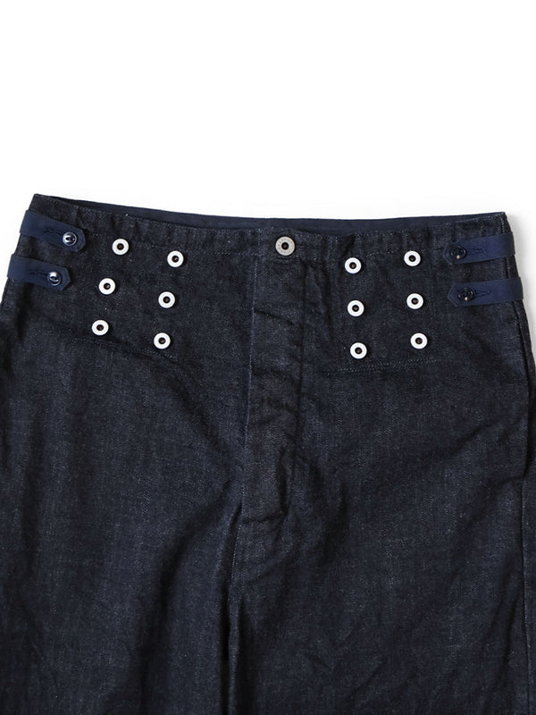 Kapital 7-Star Denim Suspender Pants