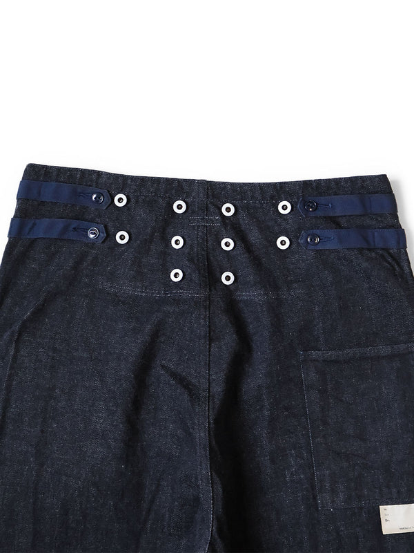 Kapital 7-Star Denim Suspender Pants