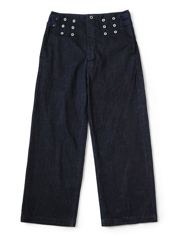 Kapital 7-Star Denim Suspender Pants