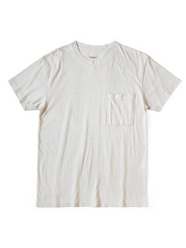 Kapital Gauze Jersey Crew Pocket Tee