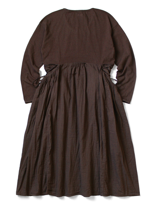 Kapital Jersey x Double Gauze Butter Dress