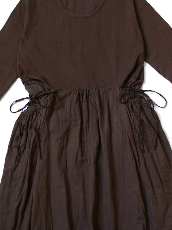 Kapital Jersey x Double Gauze Butter Dress