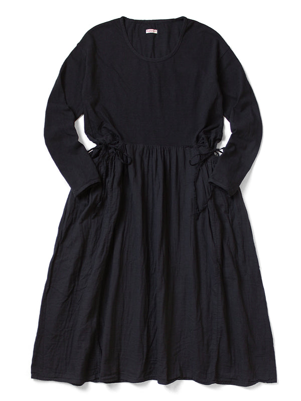 Kapital Jersey x Double Gauze Butter Dress