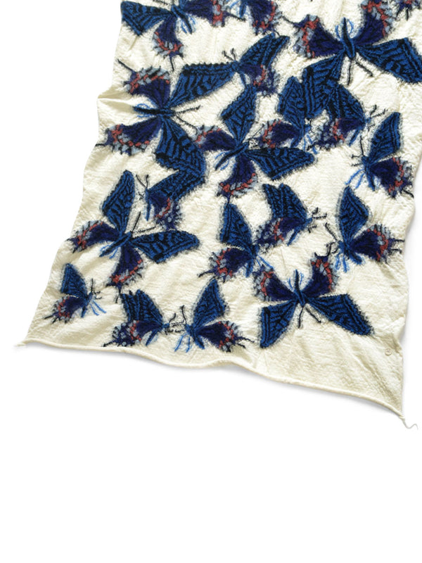 Kapital felted wool butterfly scarf Muffler