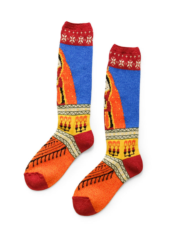 Kapital 96-ply Maria pattern socks (SHORT)