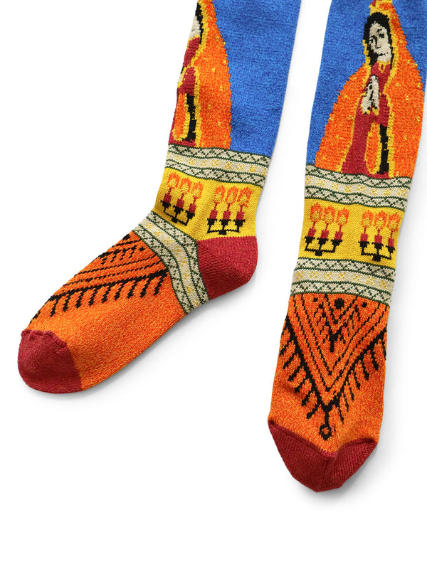 Kapital 96-ply Maria pattern socks (SHORT)