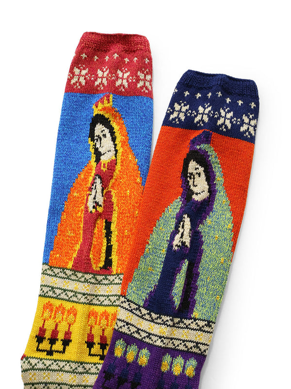 Kapital 96-ply Maria pattern socks (SHORT)
